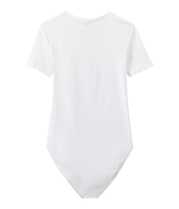 Damen-Body &bdquo;BODYCONIQUE&ldquo; aus Baumwolle weiss