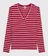 Damen-T-Shirt mit V-Ausschnitt