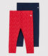 2er-Set Baby-Leggings aus Baumwolle