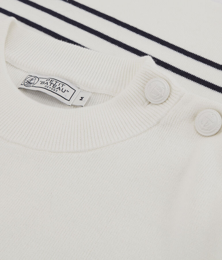 Seemannspullover weiss/blau