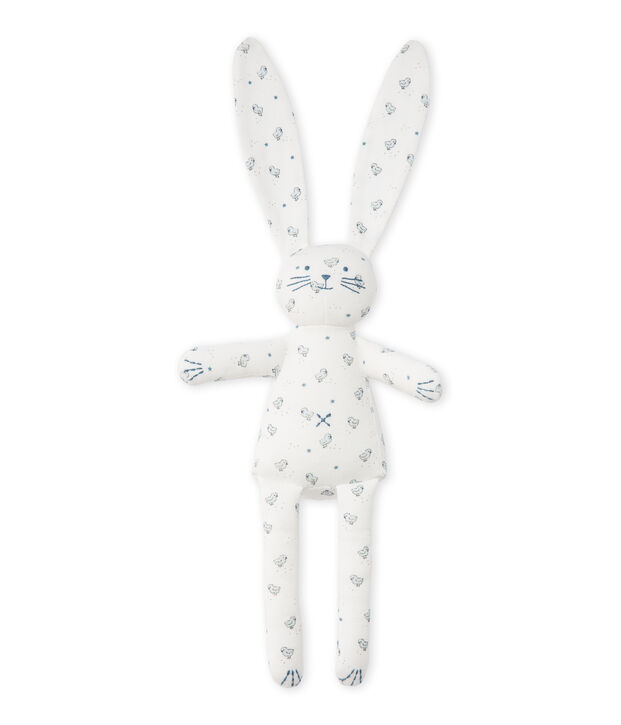 Doudou lapin b&eacute;b&eacute; mixte imprim&eacute; weiss/vielfarbig