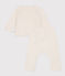 Baby-Set aus gestepptem Doppeljersey beige MONTELIMAR CHINE