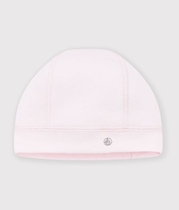 Bonnet b&eacute;b&eacute; en coton uni BARELY