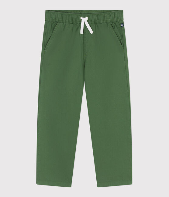 Kinder-Hose aus Baumwolle grün PALMERAIE