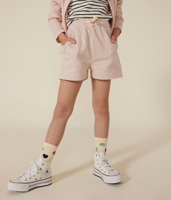 Kinder-Short aus Baumwolle für Mädchen rosa SALINE