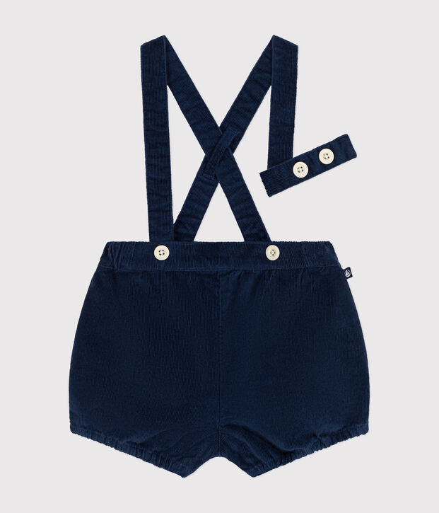 Baby-Tr&auml;gershorts aus Cord blau