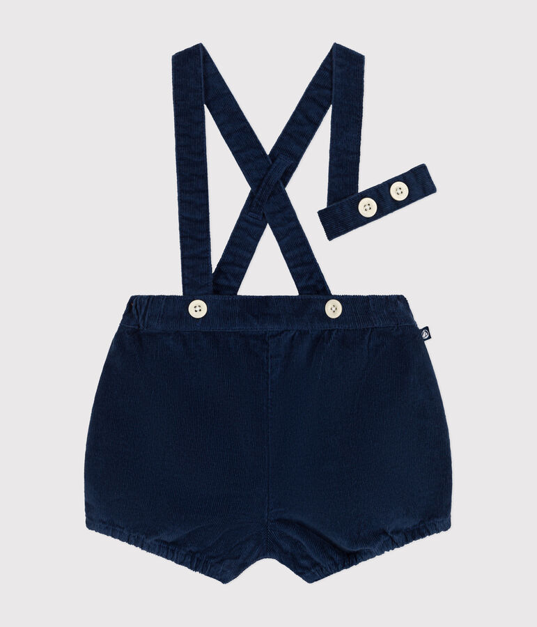Baby-Tr&auml;gershorts aus Cord blau
