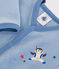 Strampler aus Nicki blau BEACH