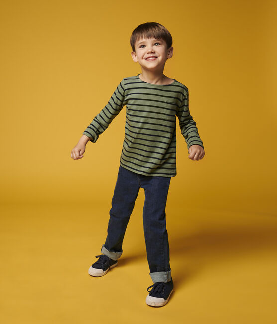 Kinder-T-Shirt aus Baumwolle Mädchen – Jungen grün VALLEE