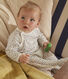 Bedruckter Baby-Strampler aus Molton