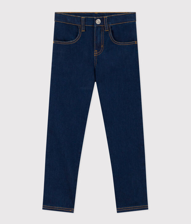 Hose in Slim Fit-Passform aus Denim f&uuml;r Kinder/M&auml;dchen blau