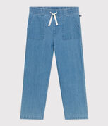 Gerade geschnittene Hose aus leichtem Denim Kinder/Jungen blau DENIM CLAIR