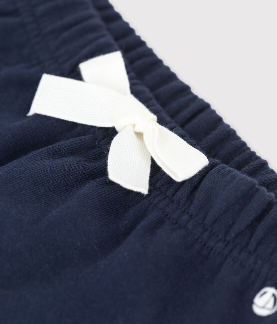 Babyhose aus dichtem Jersey  blau SMOKING