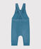 Lange Baby-Latzhose aus Cord blau POLOCHON