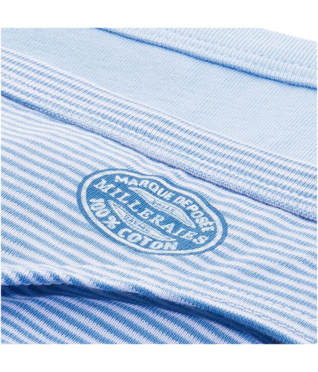 Set mit zwei ringelgestreiften Jungen Unterhosen lot .