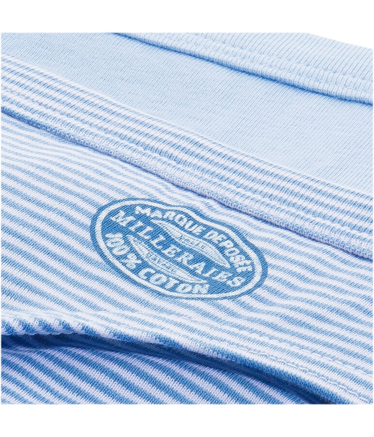 Set mit zwei ringelgestreiften Jungen Unterhosen lot .