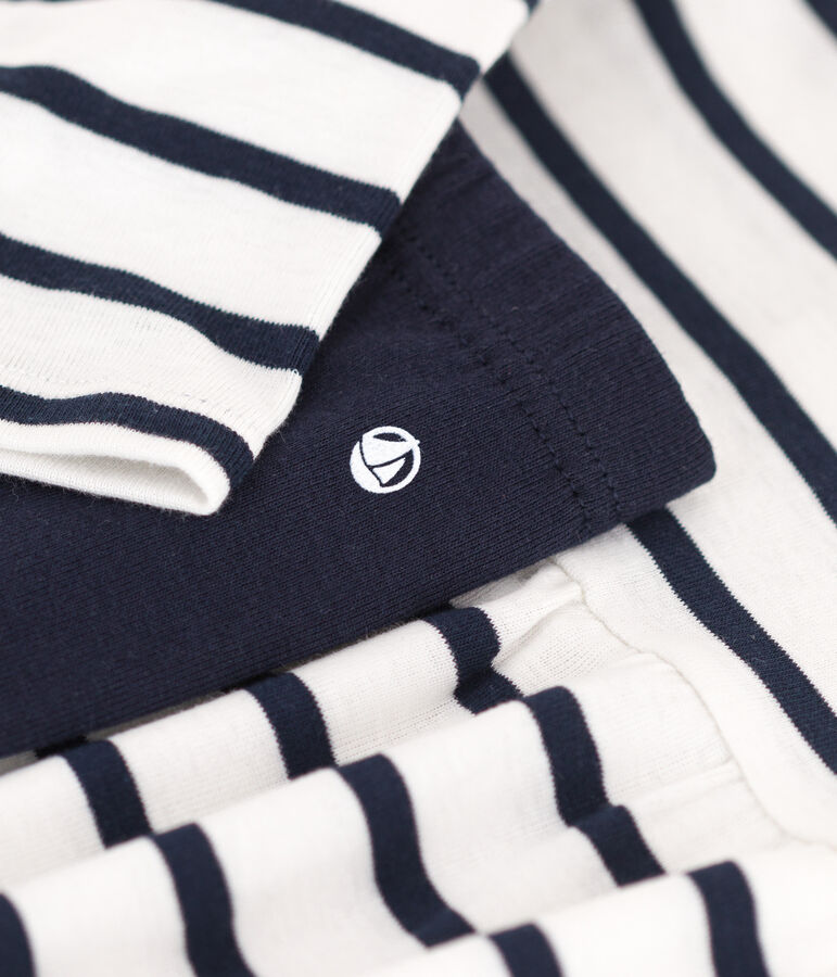 Baby-Set aus Baumwolle im Matrosenstil vielfarbig