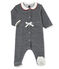 Baby MädchenStrampler mit klassischem Streifenmuster blau SMOKING/weiss MARSHMALLOW