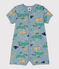 Baby-Kurzoverall aus Baumwolle mit Entdeckermotiv ENNEIGE/ MULTICO