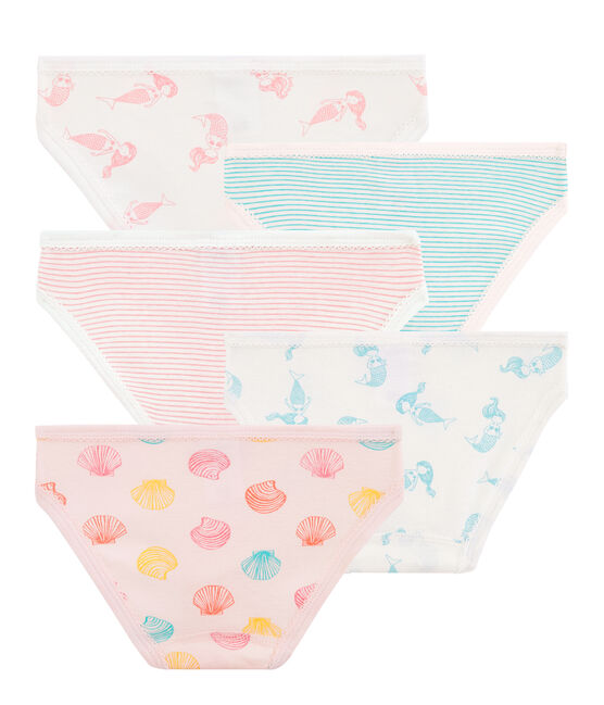 Set mit 5 Unterhosen für kleine Mädchen variante 1