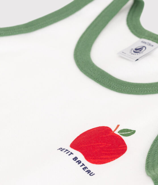 Unterhemd aus Baumwolle für Kinder ECUME/ PALMERAIE