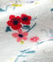 Strampler zum Überziehen mit Blumen-Druck aus Fleece für Mädchen weiss MARSHMALLOW/weiss MULTICO