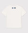 Baby-T-Shirt Petit Bateau × Water Family weiss MARSHMALLOW