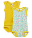 Duo 2-in-1-Baby-Höschenbodys für Mädchen