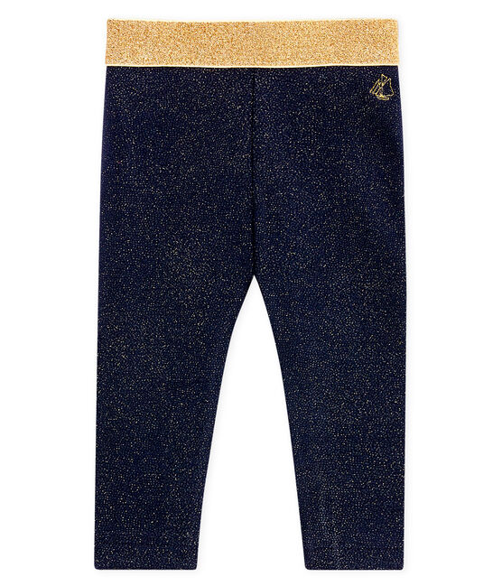Baby-leggings mit pailletten mädchen blau SMOKING/gelb DORE