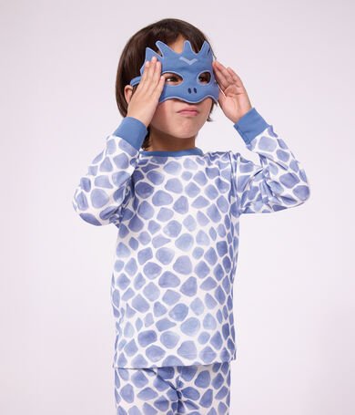 Kinder-Pyjama zum Verkleiden Drache aus Baumwolle
