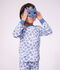 Kinder-Pyjama zum Verkleiden Drache aus Baumwolle blau/blau