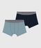 Set Kinder-Boxershorts aus einfarbiger Baumwolle mit Elastan variante 2
