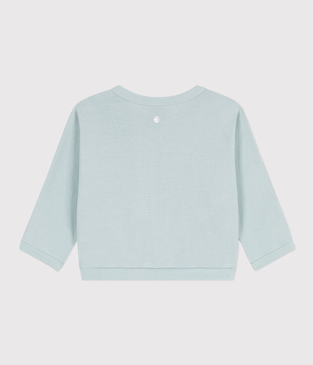 Baby-Cardigan aus Baumwolle gr&uuml;n