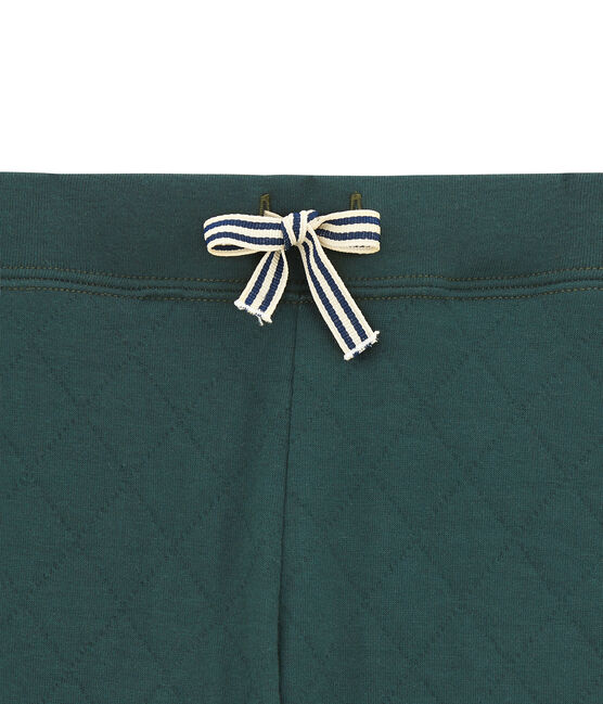 Gesteppte Jungen Hose aus gedoppeltem Jersey grün SHERWOOD