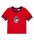 Kurzärmeliges gemustertes baby-t-shirt jungen