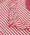 Gestreiftes Kinderkleid aus Flammgarn für Mädchen rosa PAPI/beige AVALANCHE