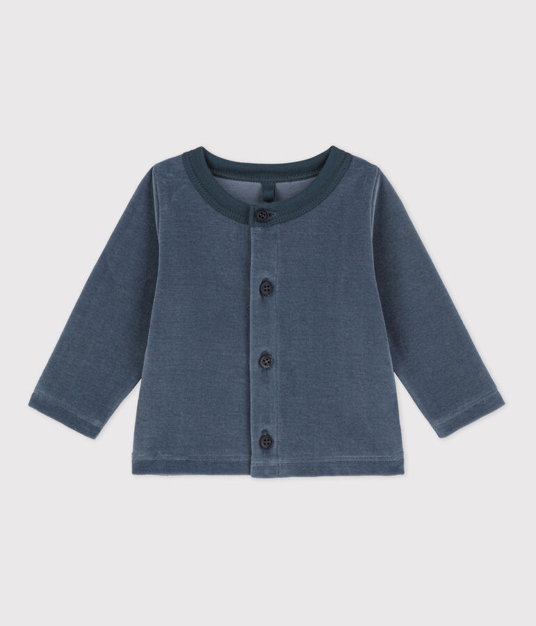 Baby-Cardigan aus Baumwollnicki grau