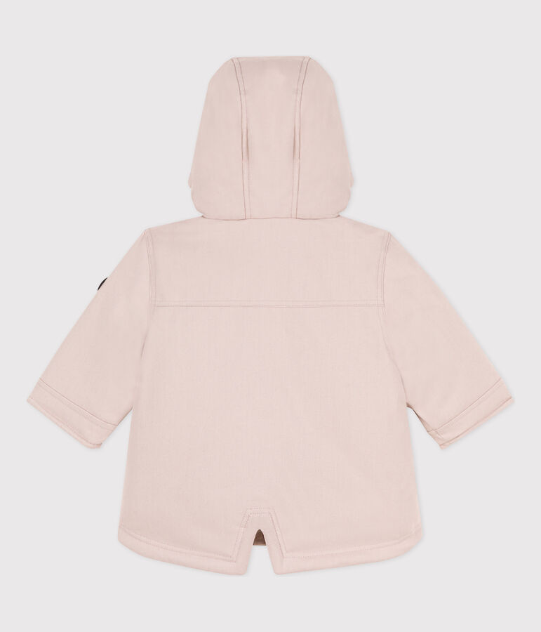 Wasserabweisender Baby-Parka rosa