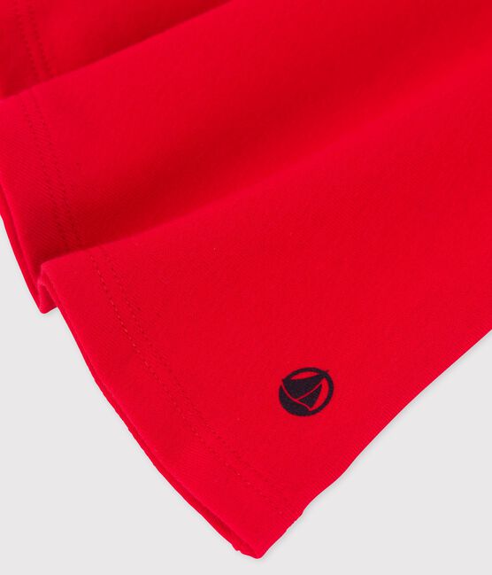 Kinderrock aus Bio-Baumwolle für Mädchen rot PEPS