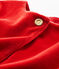 Baby-Samtstrick-Cardigan für Mädchen rot TERKUIT