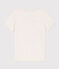 Kurzärmeliges T-Shirt aus Baumwolle für Kinder/Mädchen beige MONTELIMAR CHINE