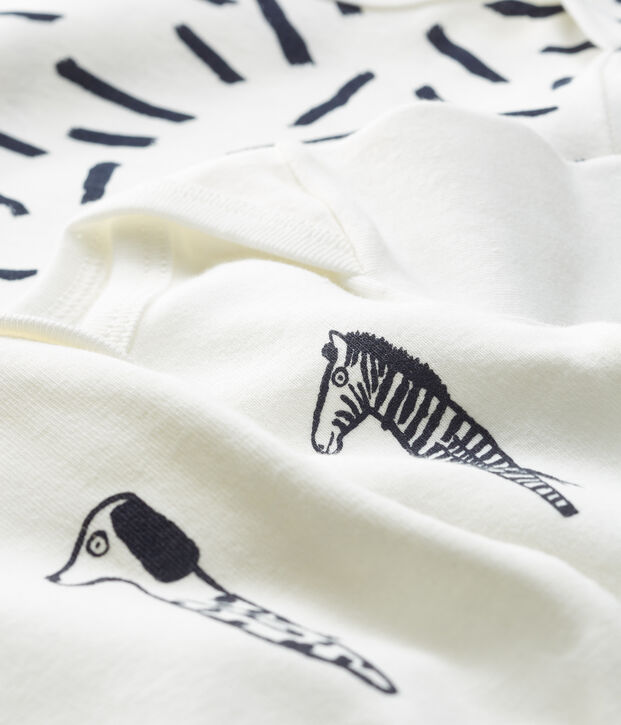 Trio lang&auml;rmelige Baby-Bodys Jean Jullien vielfarbig