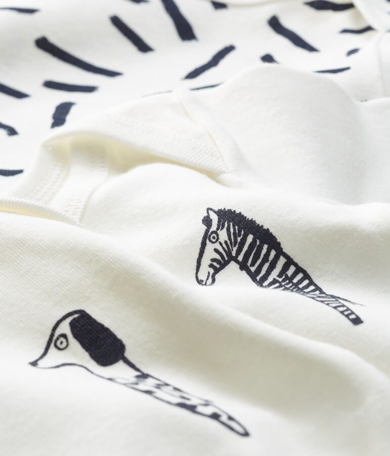 Trio lang&auml;rmelige Baby-Bodys Jean Jullien vielfarbig