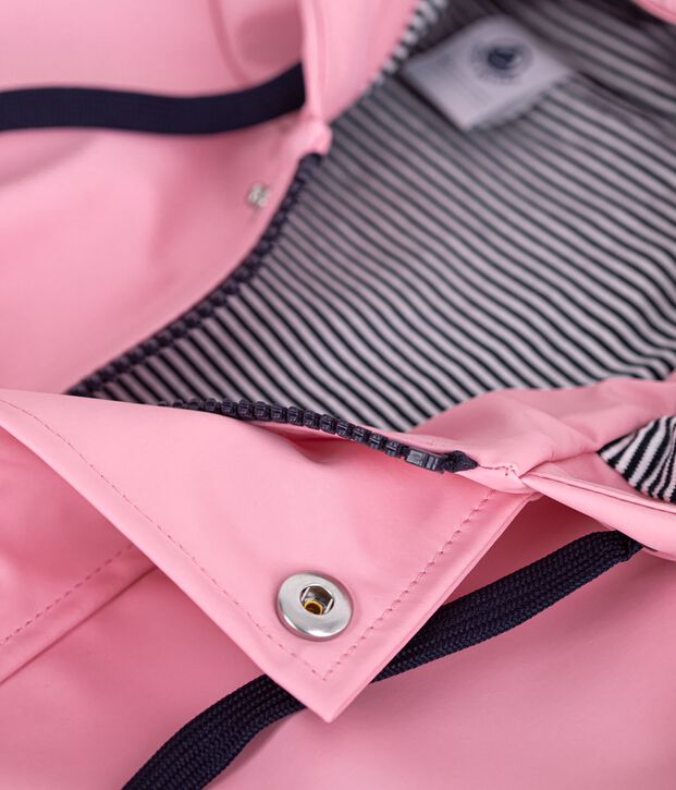Ikonische Regenjacke Damen/Herren rosa