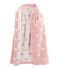 Baby-Badecape aus Frottee rosa CHARME/weiss MARSHMALLOW