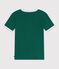 Kurz&auml;rmeliges Damen T-Shirt aus einfarbiger Baumwolle TREE