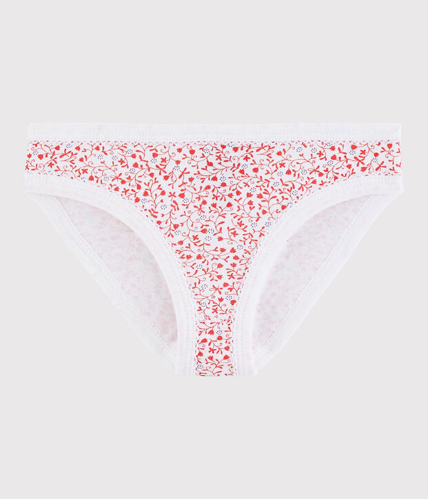 Baumwollh&ouml;schen f&uuml;r kleine M&auml;dchen weiss/rosa/vielfarbig