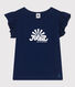 T-Shirt aus geflammtem Jersey Kinder/Mädchen