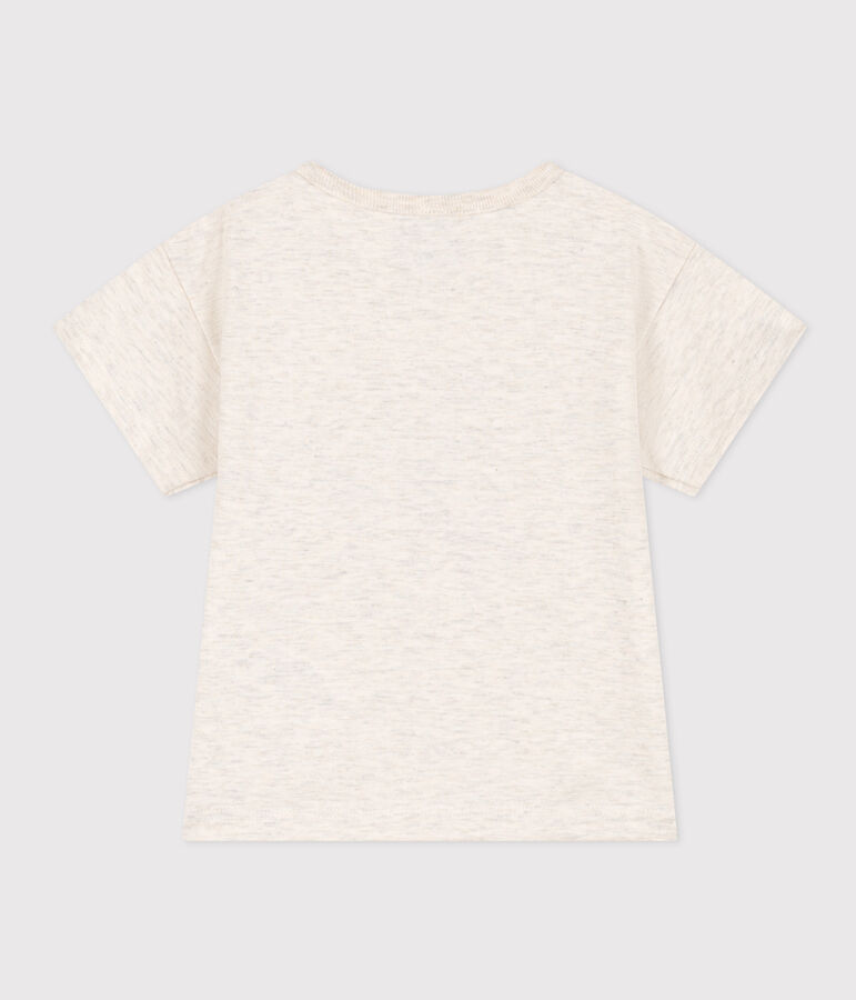 Kurz&auml;rmeliges Baby-T-Shirt aus Jersey beige
