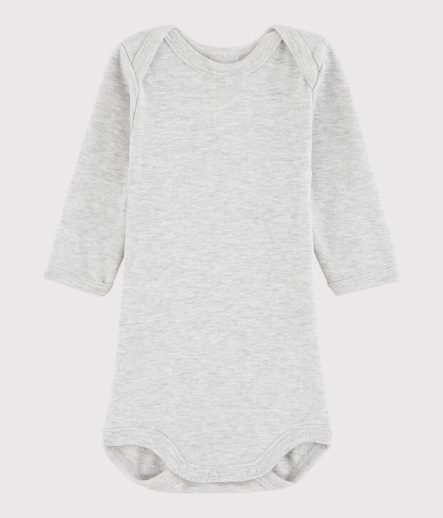 Lang&auml;rmeliger Baby-Body M&auml;dchen/Jungen BELUGA CHINE